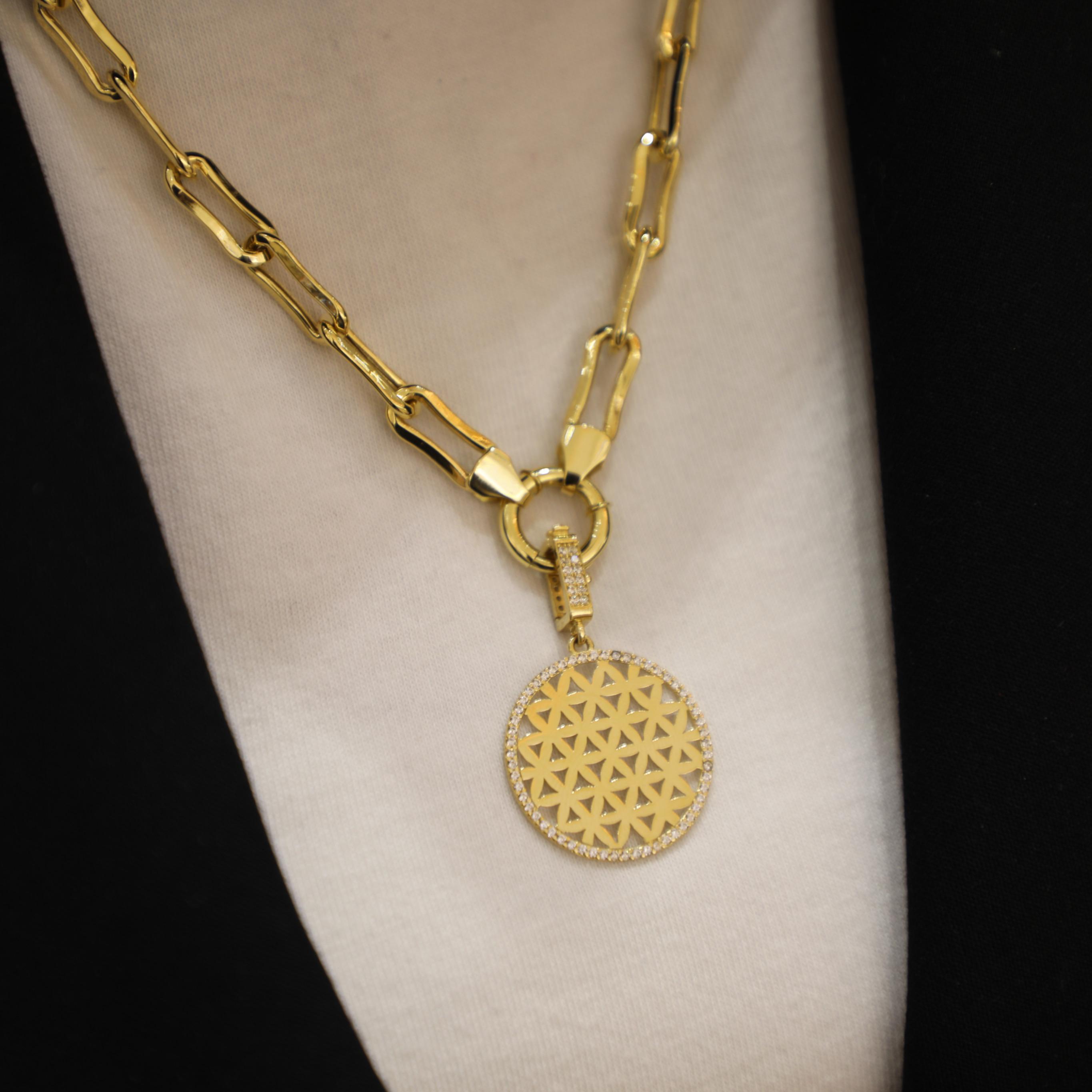 Yaşam Çiçeği Charm Kolye