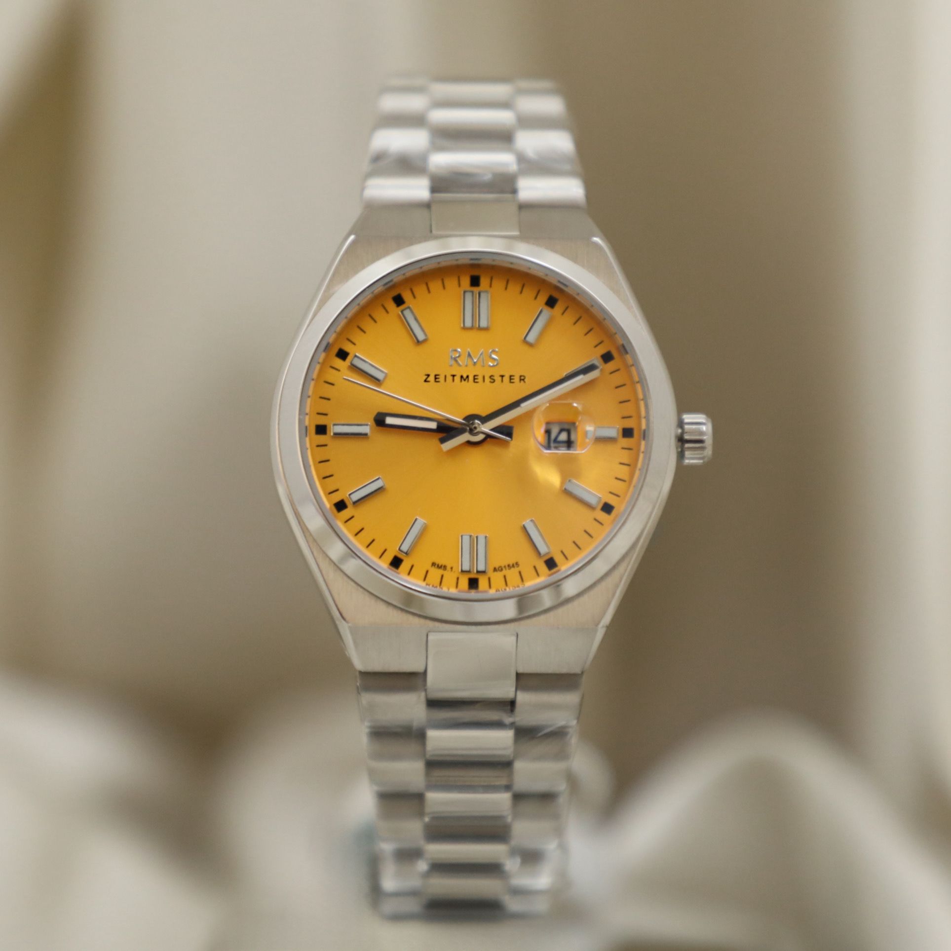 Kadın Silver Sarı Kadran Saat