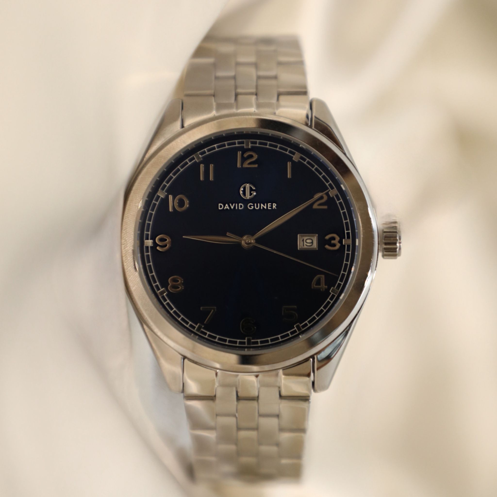 Erkek Lacivert Kadran Sımp Saat