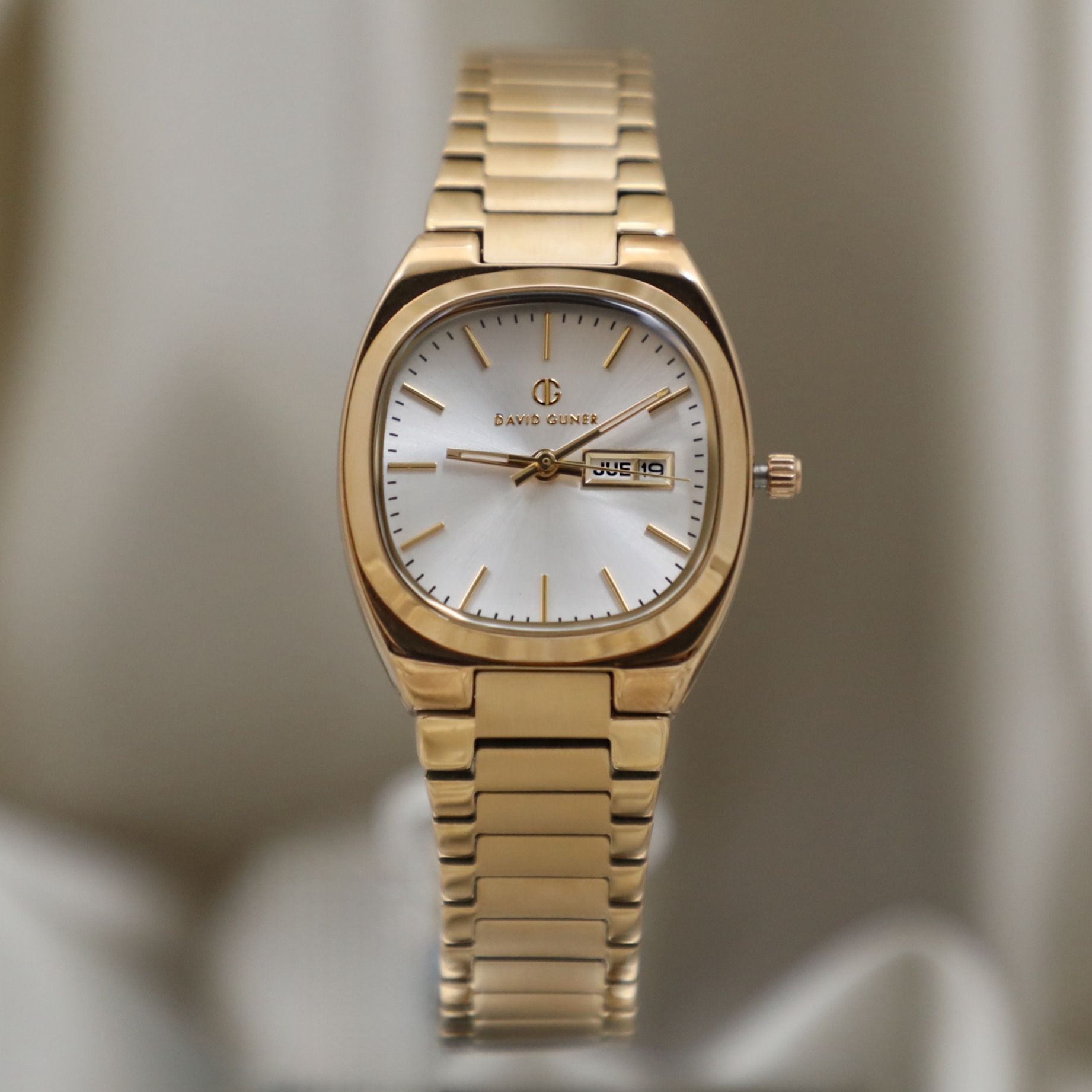 Kadın Gold Mat Pollen Saat