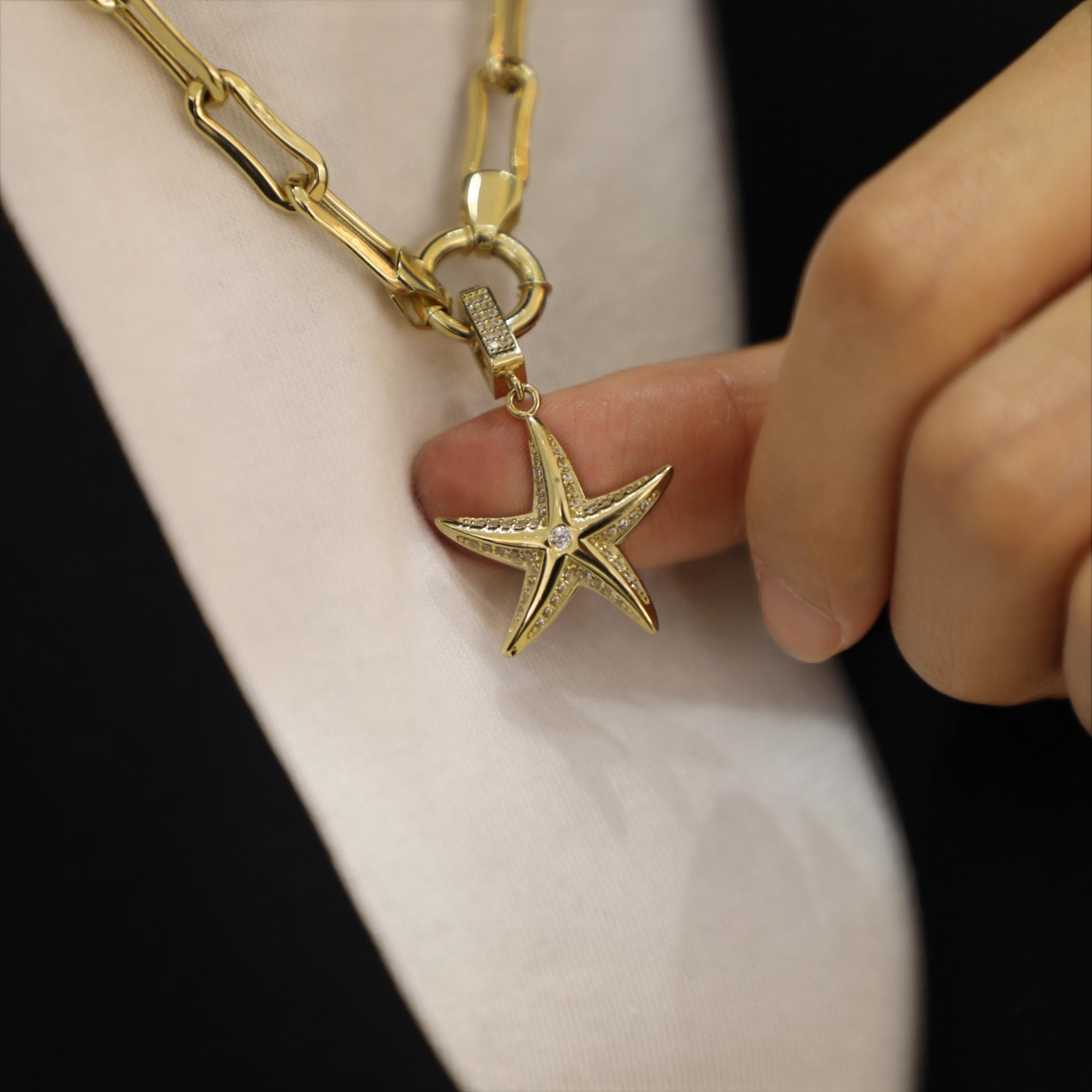 Deniz Yıldızı Charm Kolye