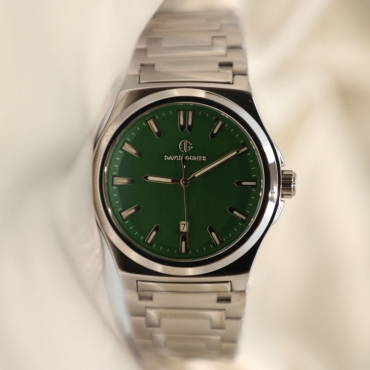 Erkek Çelik Yeşil Kadran Saat