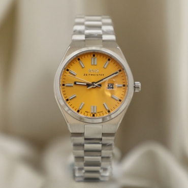 Kadın Silver Sarı Kadran Saat