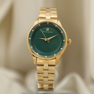 Kadın Yeşil Kadran Roma Saat