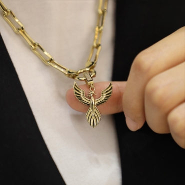 Anka Kuşu Charm Kolye